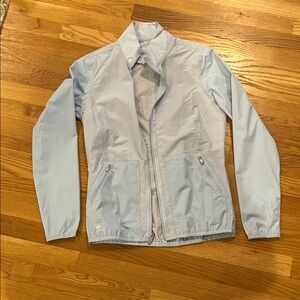 Adidas ClimaStorm Light Blue Windbreaker